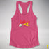Believe Intersex Pride Flag Jingle Bell Racerback Tank - Hot Pink